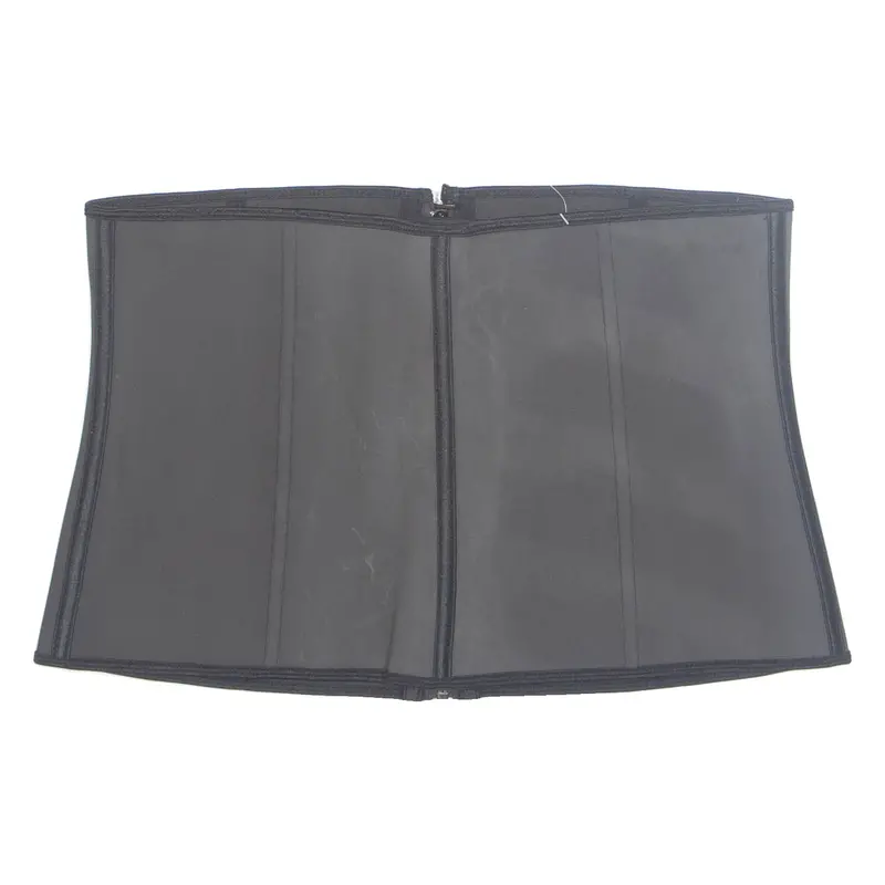 Zip Up Womens Corset Black L 1