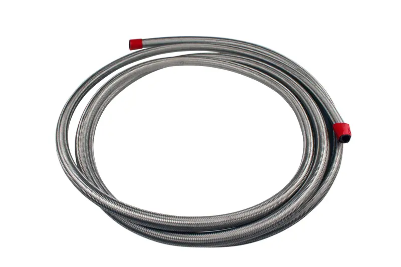 Aeromotive 15706 Stainless Steel Braided An-08 Fuel Hose – 12-Foot Length 1