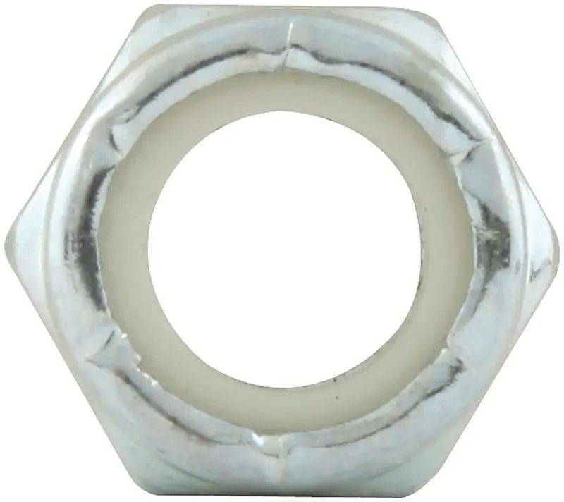 Allstar Performance 16022-10 Thin Nylon Insert Lock Nuts – 3/8-16 Thread, Pack Of 10 1
