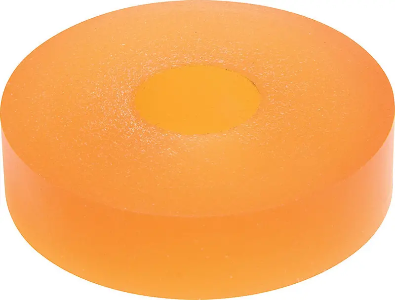 Allstar Performance Bump Stop Puck – 1/2-Inch Diameter, Orange, 55-Durometer 1