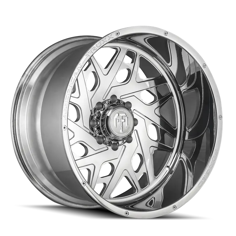 American Truxx Forged Atf1909-24478-76P Atf1909-241497P Aries (Atf1909) Polished 24X14  8-180/-76Mm 124.2Mm 1