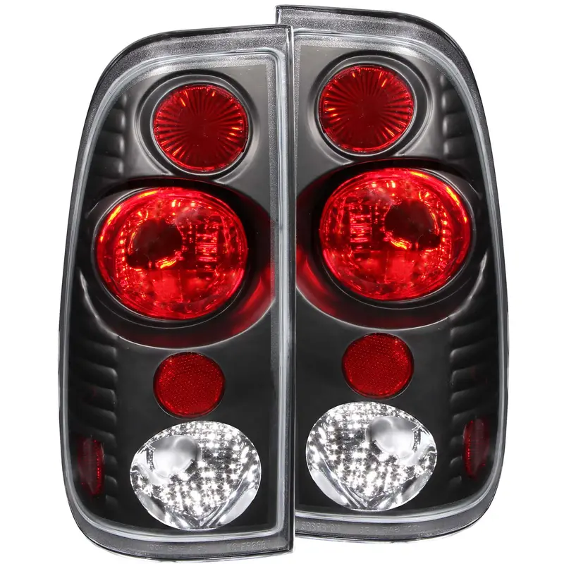 Anzo Usa 211065 Clear-Lens Black-Housing Tail Light Assembly – G2 Series (Pair) 1