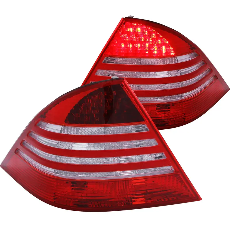 Anzo Usa Led Tail Light Assembly – Red/Clear Lens, Sold As Pair (321055) 1