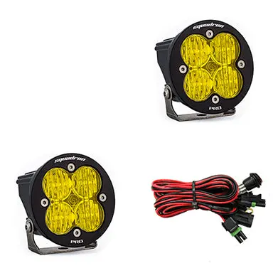Baja Designs Squadron Pro Led Light Pods – Amber Wide Cornering Pair (Model 597815) 1