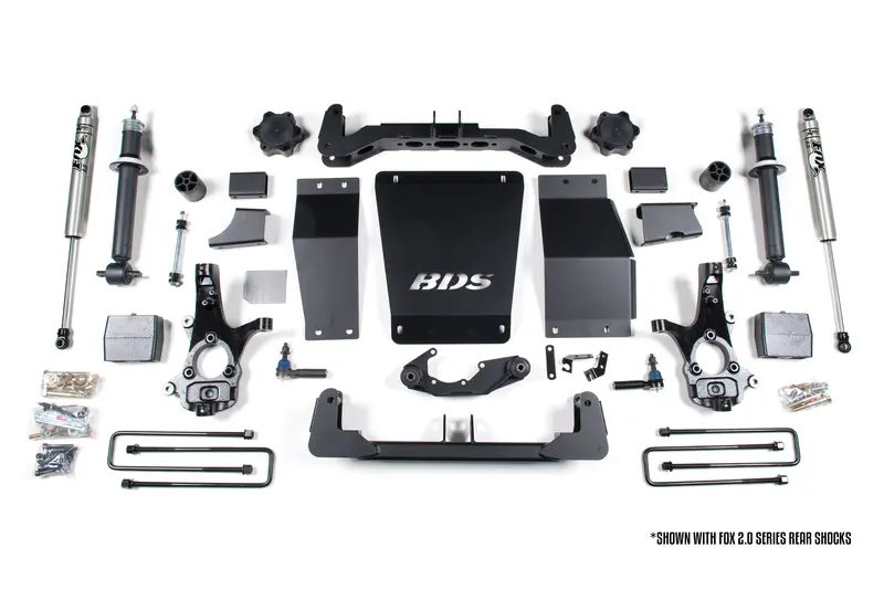 Bds Suspension 6-Inch Lift Kit – Cast Steel System For 2014–2016 Gm 1500 4Wd Trucks 1