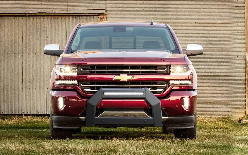 Black Horse Off-Road Ab-Fo19-Nl Matte Black Steel Front Bumper – No Skid Plate 1