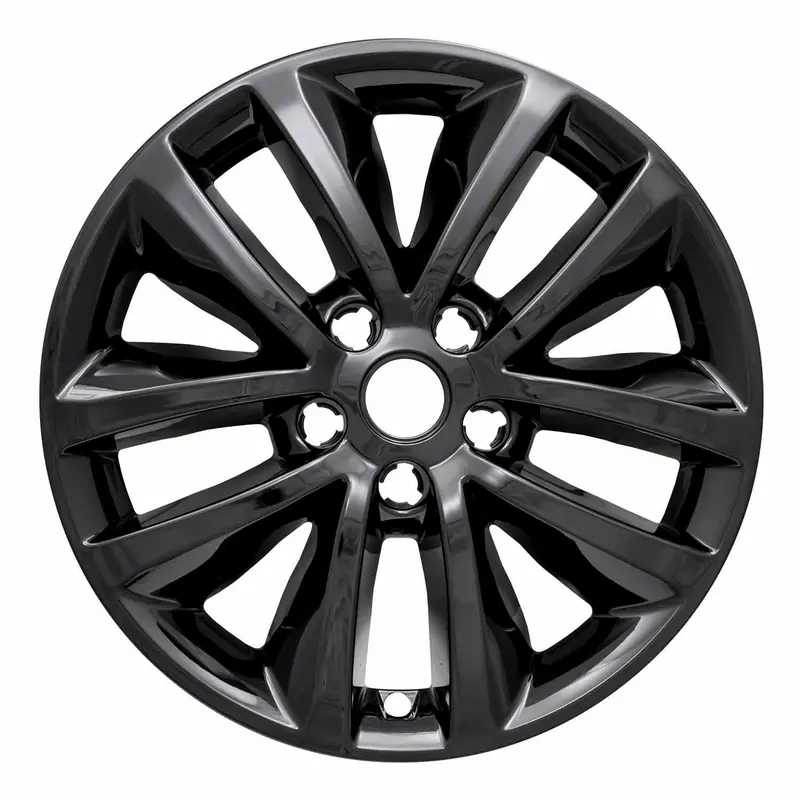 Coast To Coast Iwcimp399Blk 17" Gloss Black 10-Spoke Plastic Wheel Set (4-Pack) 1