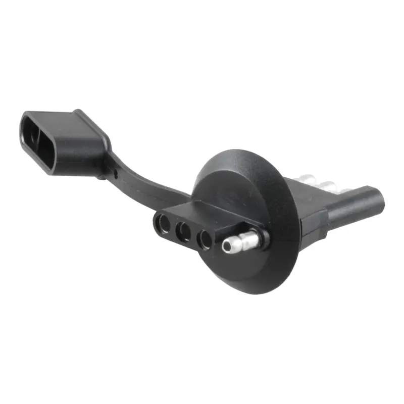 Curt 57404 4-Way Flat License Plate Light Plug Adapter (Packaged) 1