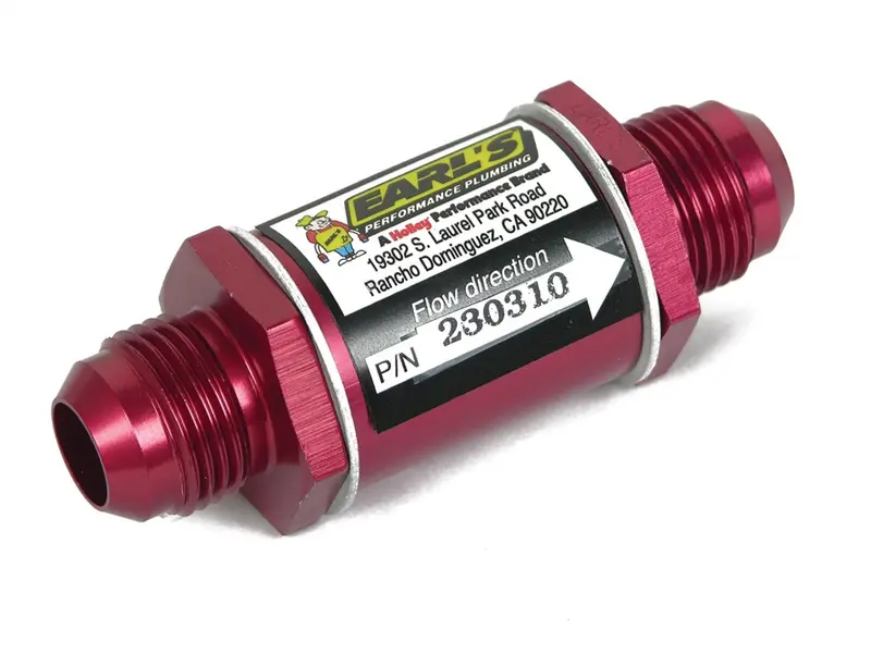 Earl'S 230310Erl Aluminum In-Line Oil Filter Kit 1