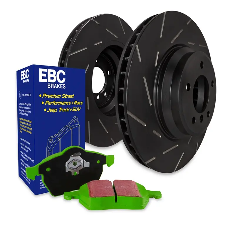 Ebc S2Kf1924 Greenstuff 6000 High-Friction Brake Kit – Rear Axle With Usr Rotors 1