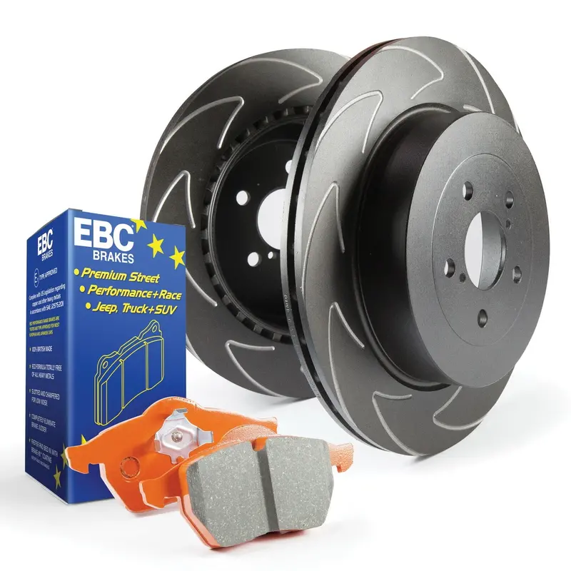 Ebc S7Kr1029 Brake Kit – Orangestuff Pads & Bsd Drilled & Slotted Rotors 1