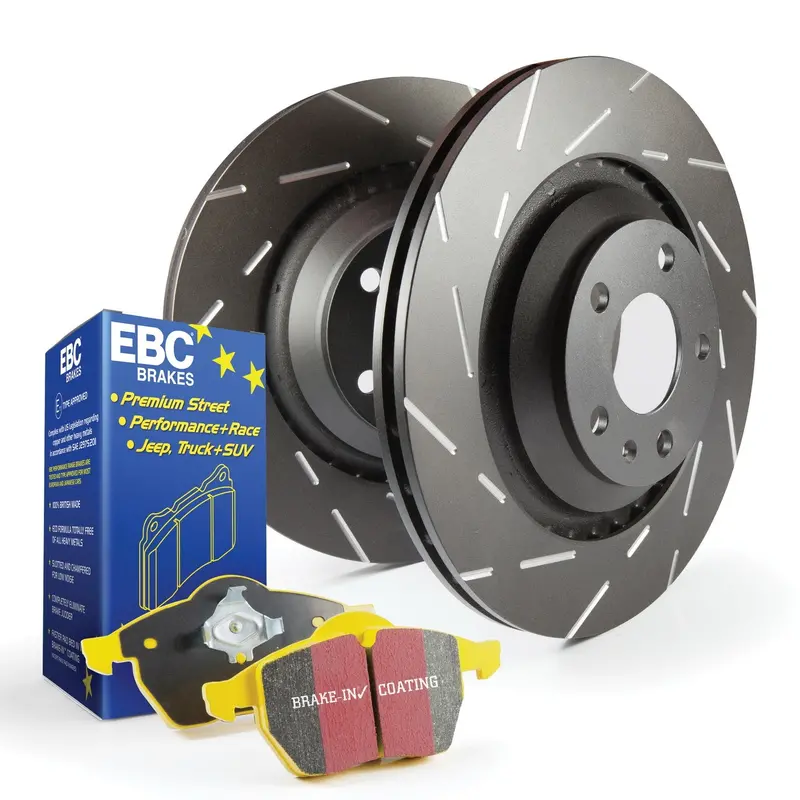 Ebc S9Kr1302 High-Performance Brake Kit – Yellowstuff Pads & Usr Slotted Rotors 1