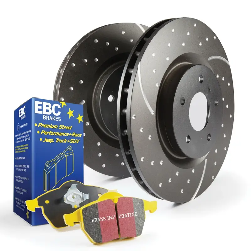Ebc Yellowstuff Brake Kit With Gd Rotors – S5 Series, High-Temperature Track & Street Compound 1