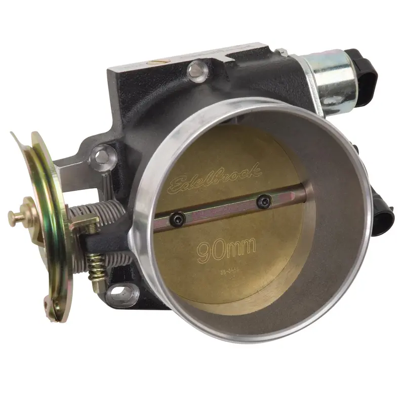 Edelbrock Victor Universal Ls1 90Mm Throttle Body – Black Mini-Texture Powder Coated 1