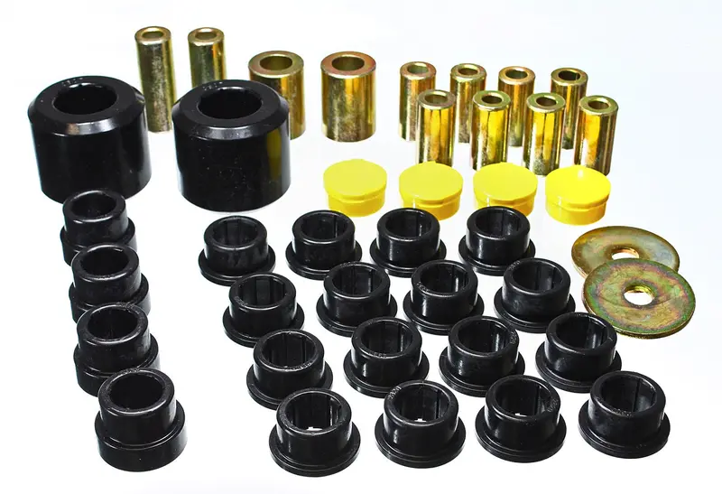 Energy Suspension 3.3196G Rear Control Arm Bushing Kit – Black Polyurethane Performance Upgrade 1