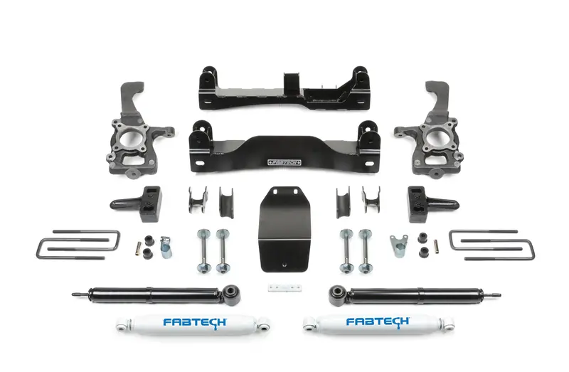 Fabtech Basic 4-Inch Lift System With Performance Shocks 1