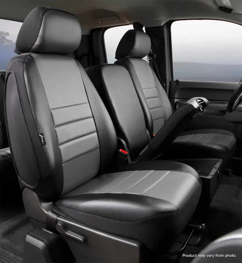 Fia Sl69-40 Gray Leatherlite Custom Seat Covers 1