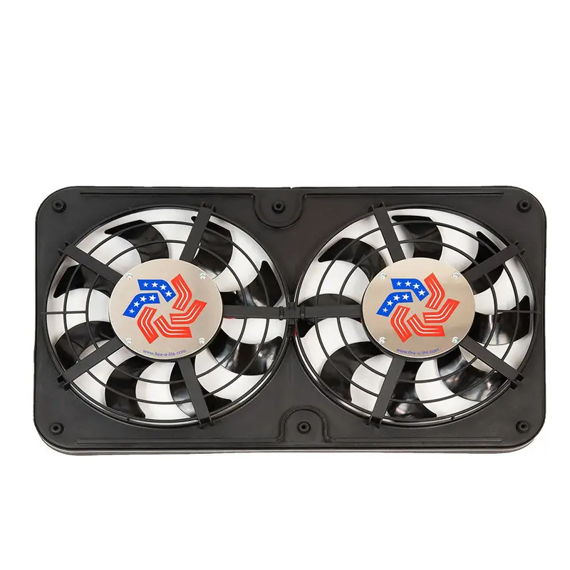Flex-A-Lite 105422 Dual 12.125" Low-Profile Electric Puller Fan – No Controller Included 1