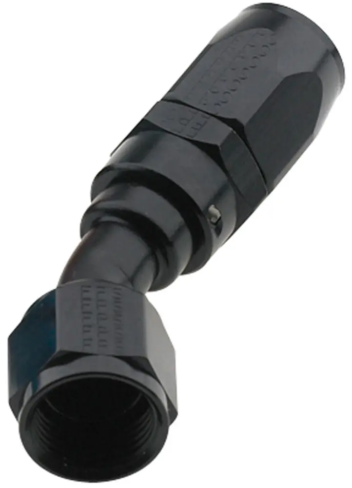Fragola 223006-Bl #6 An 30-Degree Pro-Flow Black Hose Fitting 1