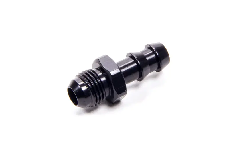 Fragola 484110-Bl Black Anodized #10 X 5/8" Hose Barb Fitting For Fuel And Brake Lines 1