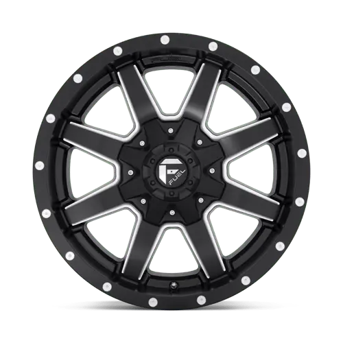 Fuel D538 Forged Wheel – 24X10", 8X170Mm Bolt Circle, 0Mm Offset, Matte Black/Milled Finish 1