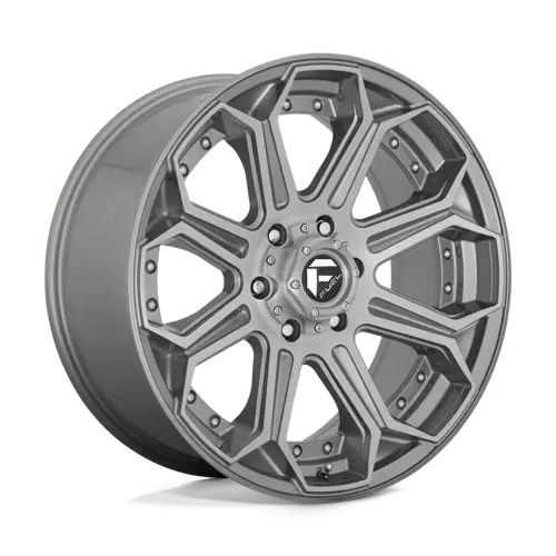 Fuel D705 Wheel – 22X10 Inches, 8X180 Bolt Pattern, Brushed Gunmetal With Tinted Clear Coat, -18Mm Offset 1
