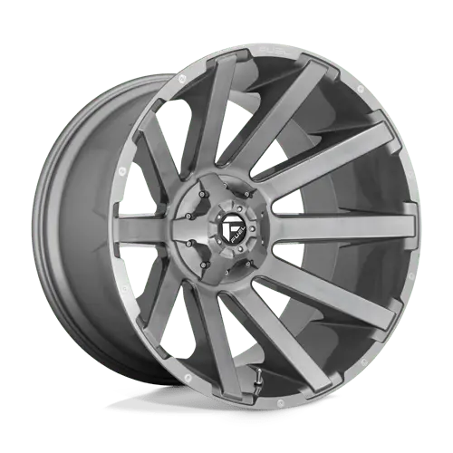 Fuel D714 22X10-Inch Off-Road Wheel – 5X5.0/5.5 Bolt Pattern, Brushed Gunmetal 1