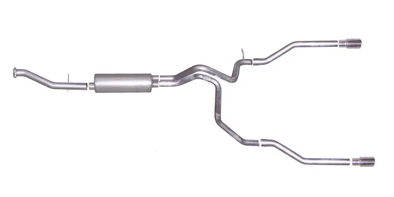 Gibson 5561 Cat-Back Exhaust System – Dual-Split Aluminized Steel Design For Enhanced Flow 1
