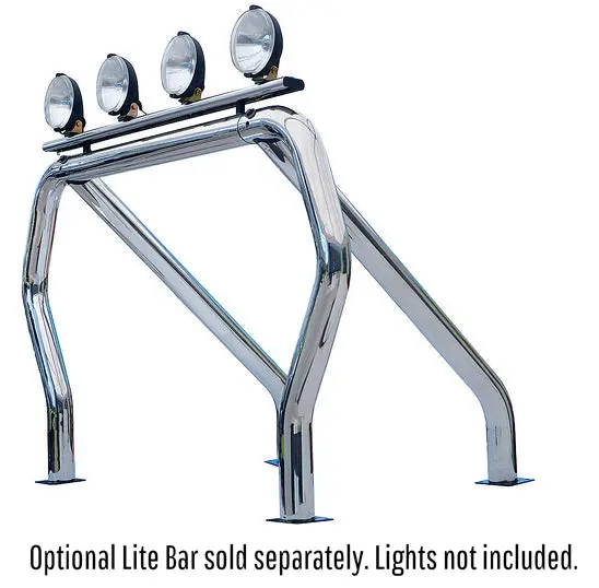 Go Rhino Chrome Bed Bars Kit – Single-Bar, Single-Kicker Design (9109370Ssc) 1