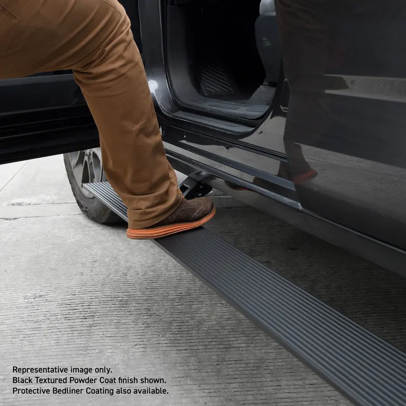 Go Rhino E1 Electric Running Boards – 20404880T Retractable Step System 1