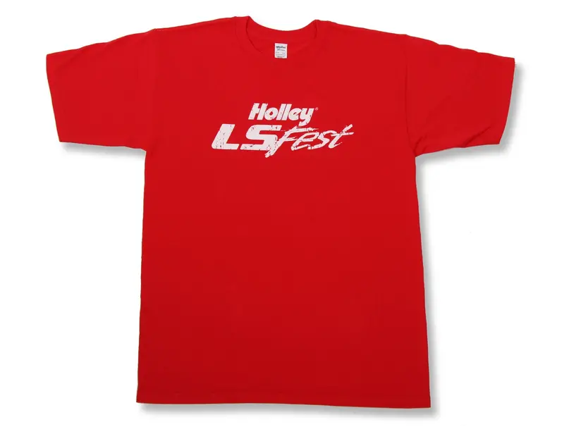 Holley 10122-Mdhol Ls Fest Logo Cotton T-Shirt 1