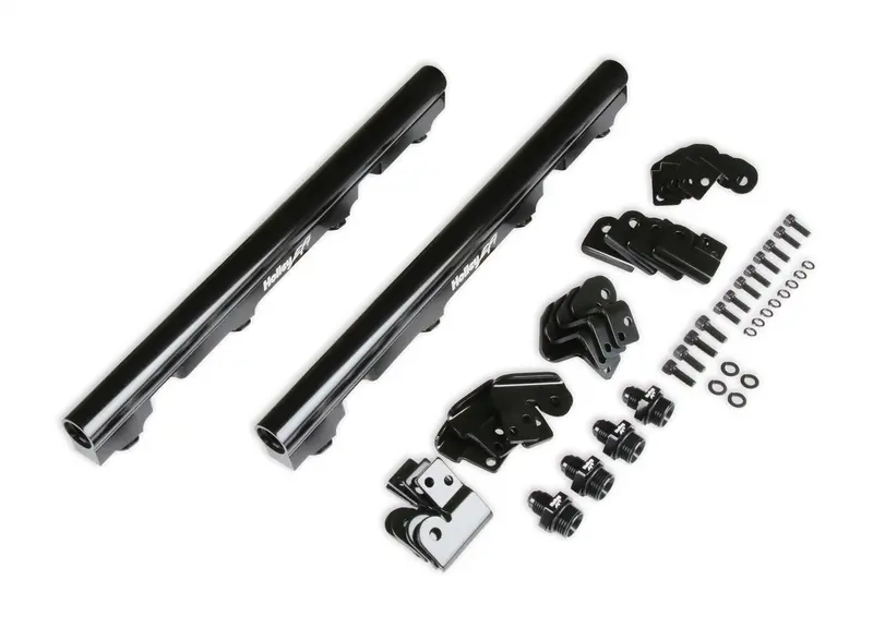 Holley Efi Fuel Rail Kit – Precision-Machined Aluminum Rails For Electronic Fuel Injection Systems 1