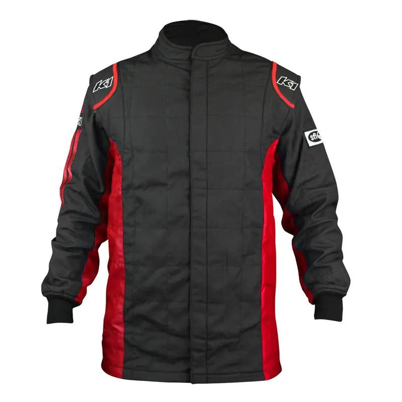 K1 Racegear 21-Spt-Nr-S Sportsman Racing Jacket – Black/Red, Small 1