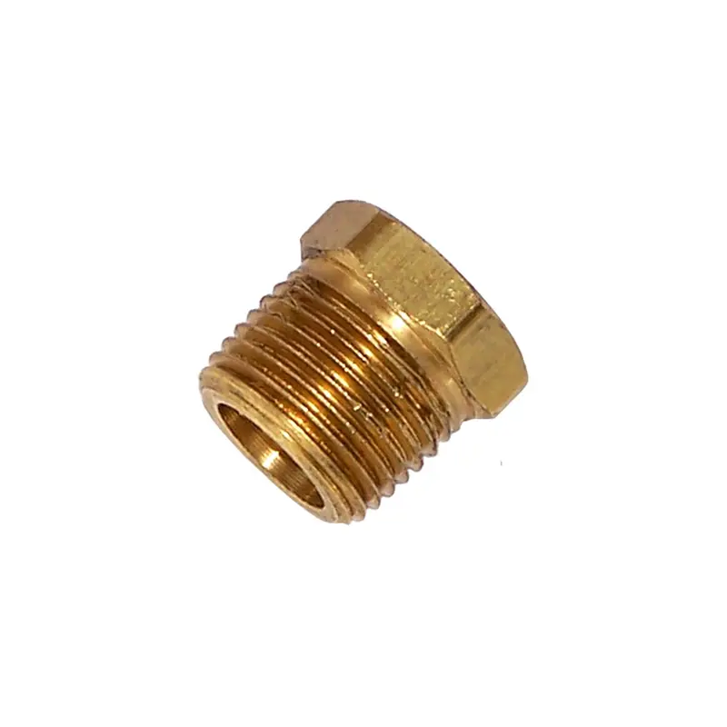 Kleinn Automotive Brass Hex Reducer – 1/4" Fpt To 3/8" Mpt Air Horn Fitting For Compact Installation 1