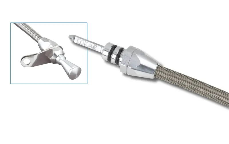 Lokar Td-345Rfetm High-Tech Flexible Braided Transmission Dipstick With Stainless Steel Housing 1