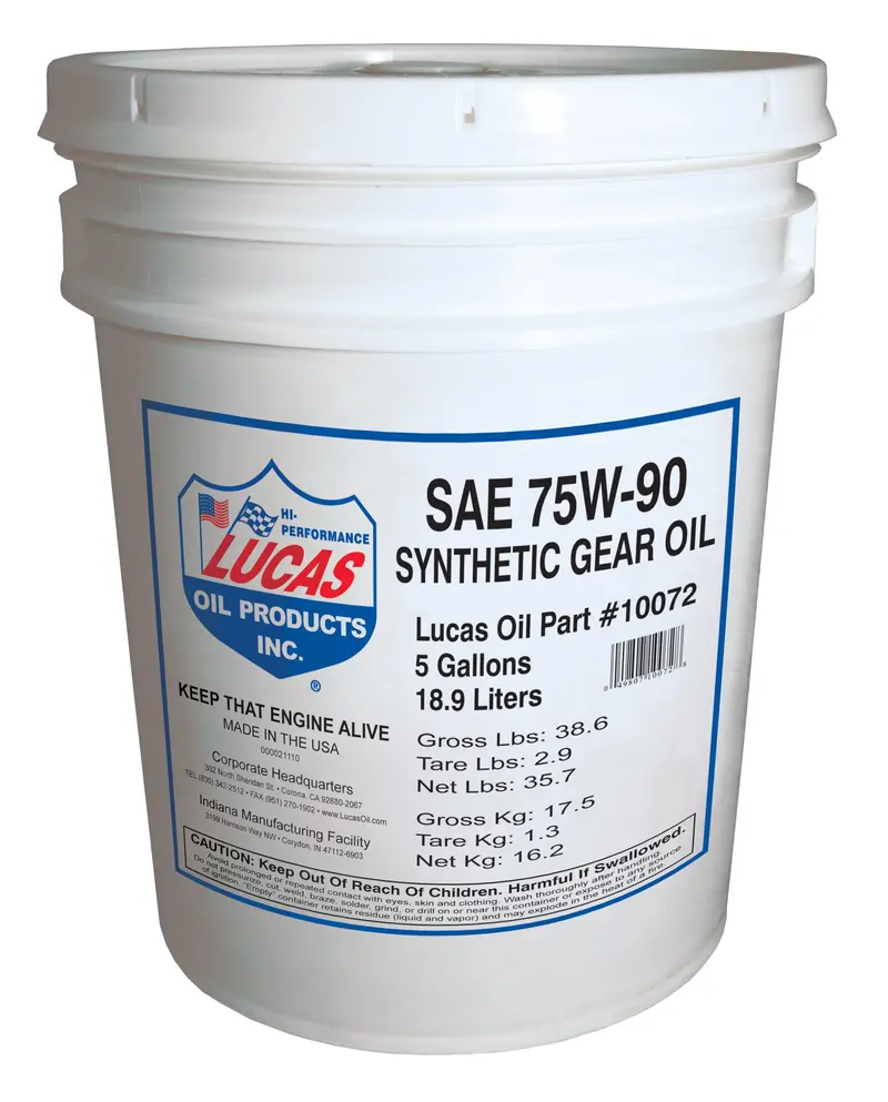 Lucas Oil Products 10072 Synthetic Sae 75W-90 Trans & Diff Lube 1