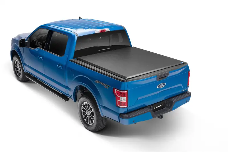 Lund Genesis Roll-Up Tonneau Cover 96072 — Black Leather-Texture Vinyl, Easy Installation & Weather Resistance 1