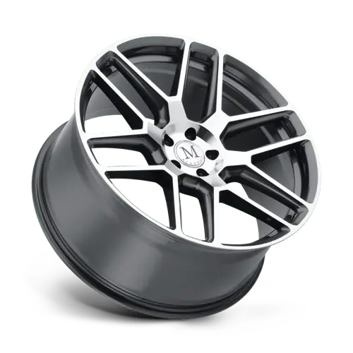 Mandrus 19X9.5 Inch Alloy Wheel – 5X112 Bolt Pattern, Gunmetal Matte Lip, 25Mm Offset 1