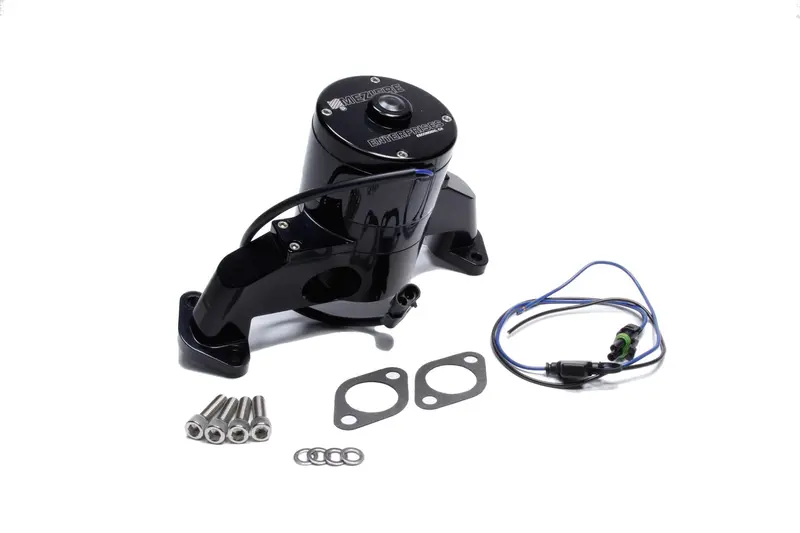 Meziere Wp100Shd Heavy-Duty Electric Water Pump – Bbc Billet Housing, Black Finish 1