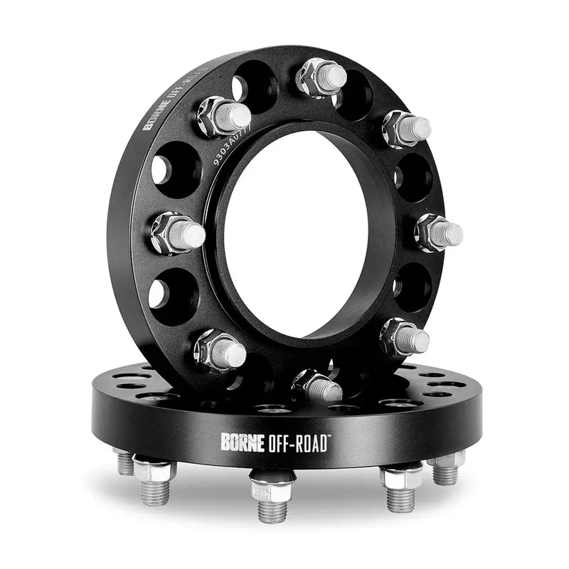 Mishimoto Bnws-002-320Bk Black Wheel Spacers – 8X170 Bolt Pattern, 125Mm Hub Bore, M14X1.5, 1.25" Thick 1