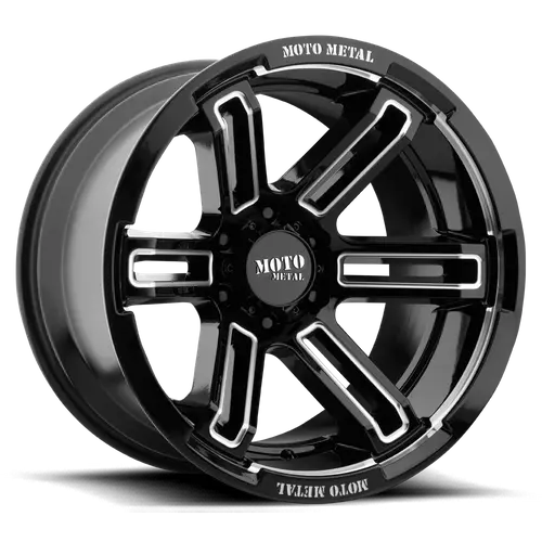 Moto Metal Mo991 17X9 Inch Off-Road Wheel - 8X6.5 Bolt Pattern, Gunmetal Black Mill Finish, -12Mm Offset 1