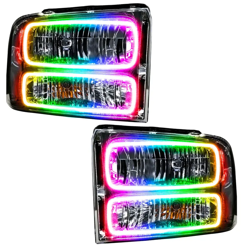 Oracle Lighting 7146-334 Colorshift Headlights – Pre-Assembled Smd Projector Beams With Chrome Bezels 1