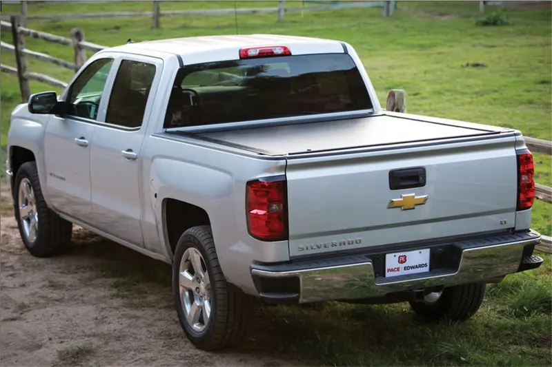Pace Edwards Jrca35A66 Jackrabbit Tonneau Cover – Hard-Folding Truck Bed Cover With Easy Installation 1