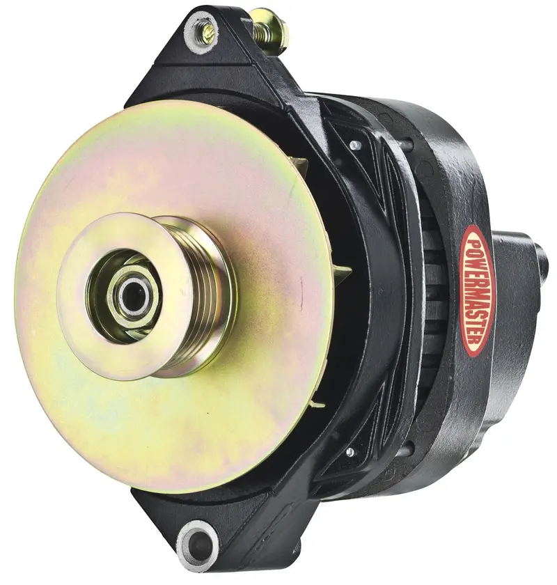 Powermaster Performance 57806 Alternator; Cs144; Straight Mounting; 200 Amp; 125 Idle; Black; 1