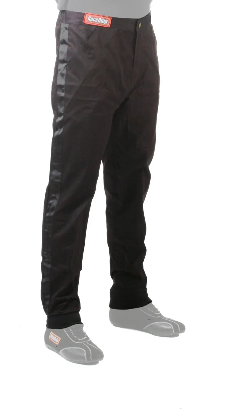 Racequip Youth Fire-Resistant Racing Pants – Single-Use Black Competition Apparel For Kids 1