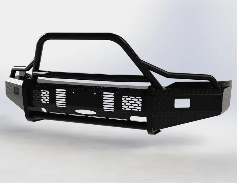Ranch Hand Bsf18Hbl1 Summit Bullnose Front Bumper – Compatible With Factory Tow Hook (Full-Size Trucks) 1