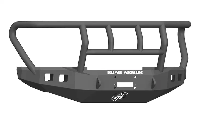 Road Armor Stealth Front Winch Bumper – Titan Ii Guard, Satin Black Finish 1
