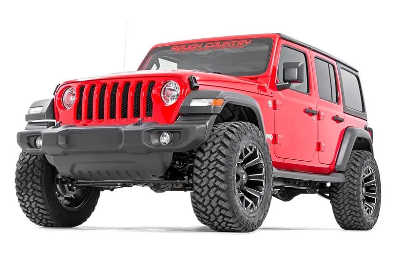 Rough Country 2.5-Inch Lift Kit – V2 Shocks & Springs For 2018–2020 Jeep Wrangler Jl 1