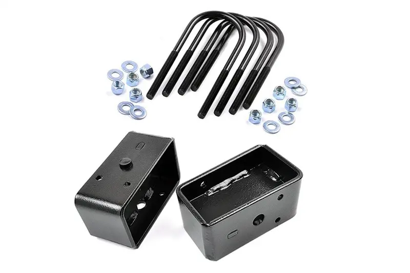 Rough Country 3" Block And U-Bolt Kit – Lift Solution For 1999–2010 Ford Super Duty 2Wd/4Wd Trucks 1
