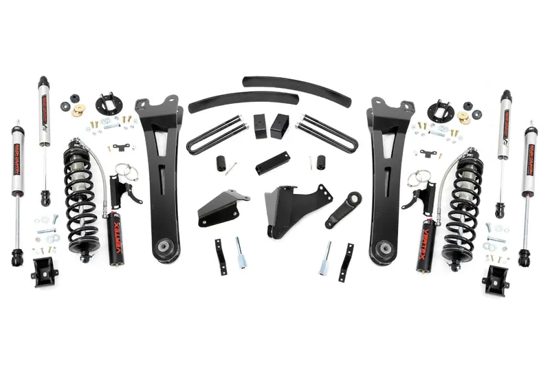 Rough Country 53658 6-Inch Diesel Lift Kit – Radius Arm Design With Coil-Over Shocks For 2005–2007 Ford Super Duty 1